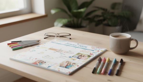 Calendrier personnalisé : la tendance incontournable pour organiser votre année 2026