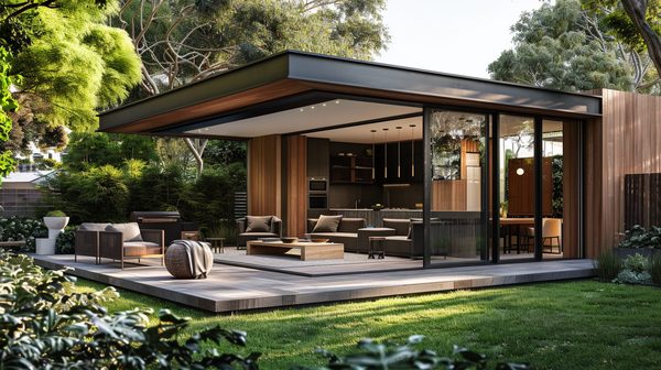 Construisez facilement votre extension en bois en kit